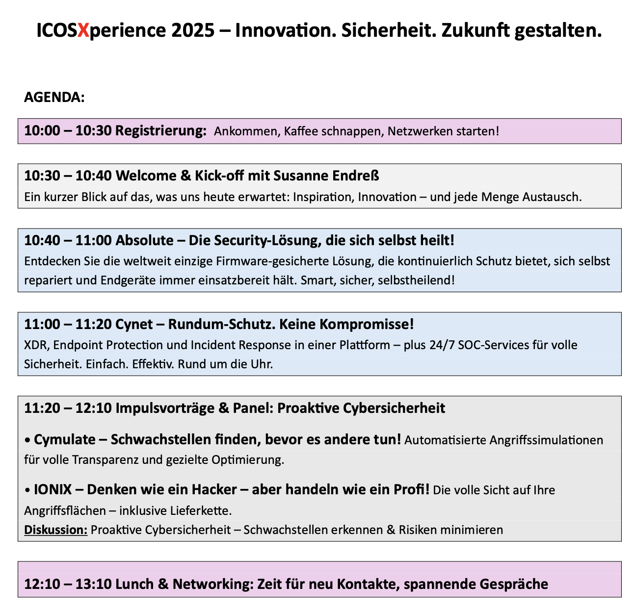 ICOSXperience